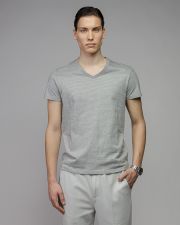 GREY MEN'S SHORT SLEEVE T-SHIRT