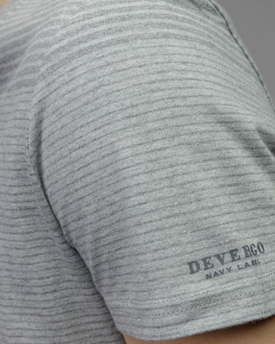 GREY MEN'S SHORT SLEEVE T-SHIRT 1D26SS4039SS0105