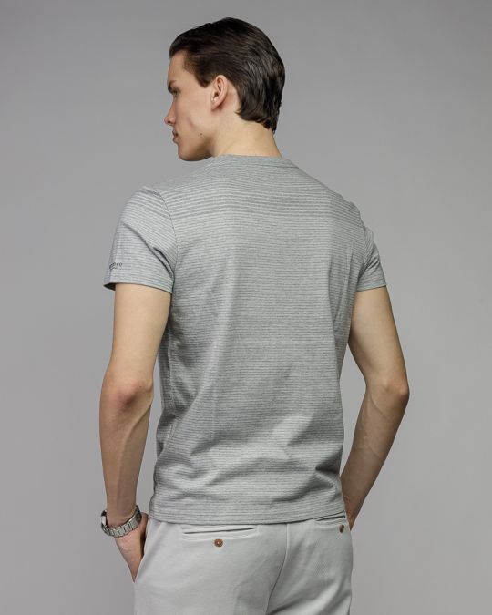GREY MEN'S SHORT SLEEVE T-SHIRT 1D26SS4039SS0105