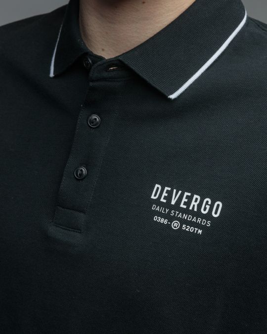 BLACK MEN'S SHORT SLEEVE T-SHIRT 1D26SS4075SS0105