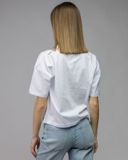 WHITE WOMEN'S SHORT SLEEVE T-SHIRT