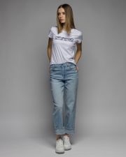 FEHÉR NŐI RÖVID UJJÚ PÓLÓ