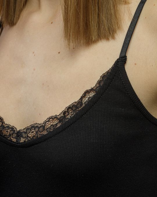 BLACK WOMEN'S TOP 2D26SS4507SL3305