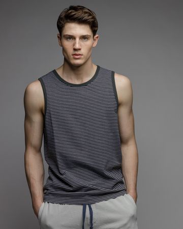 FEKETE FÉRFI PAMUT TRIKÓ 1D26SS4010SL0105