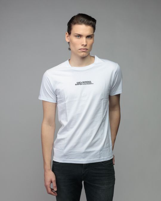 WHITE MEN'S SHORT SLEEVE T-SHIRT 1D26SS4022SS0105
