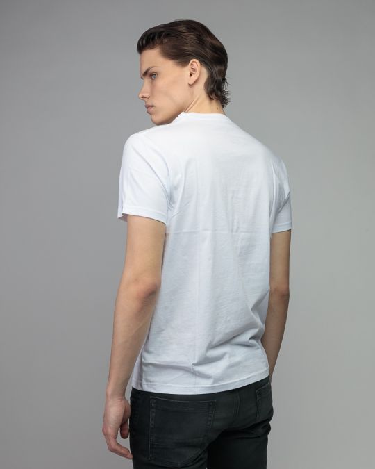 WHITE MEN'S SHORT SLEEVE T-SHIRT 1D26SS4022SS0105