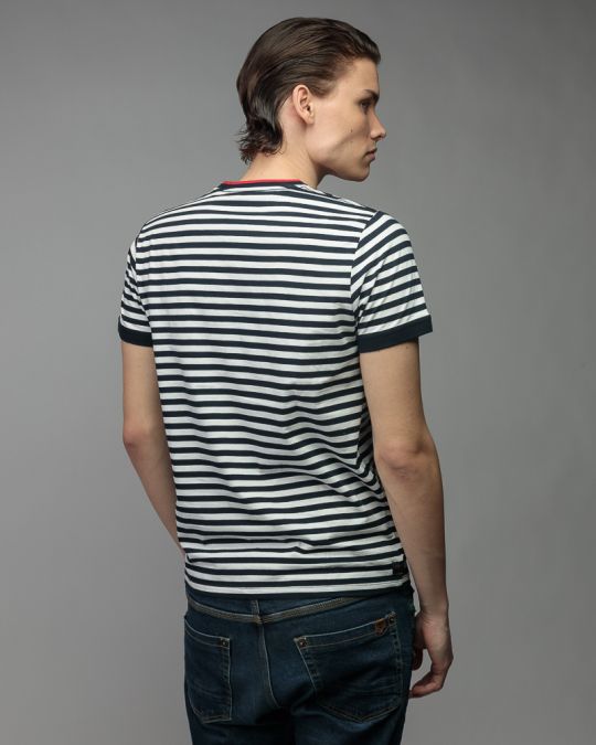 BLUE MEN'S SHORT SLEEVE T-SHIRT 1D26SS4030SS0105