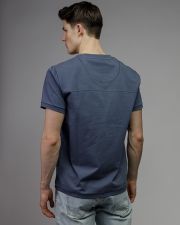 BLUE MEN'S SHORT SLEEVE T-SHIRT