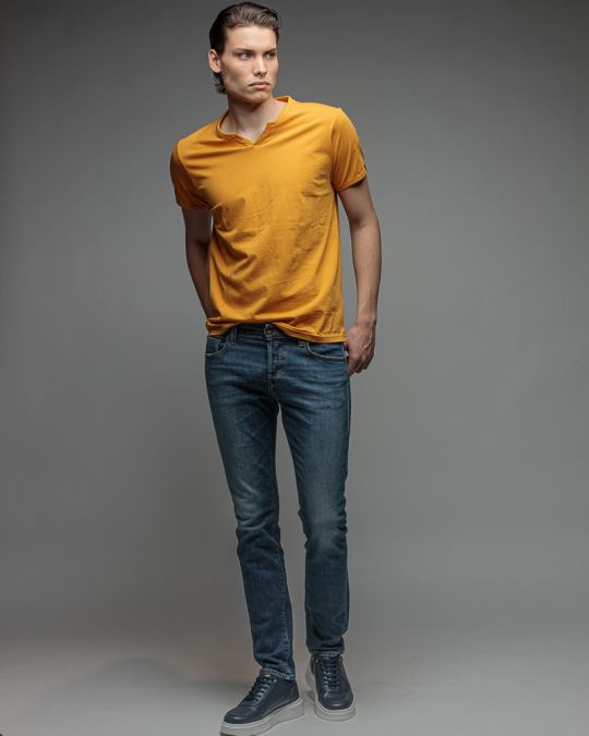 SÁRGA MEN'S SHORT SLEEVE T-SHIRT 1D26SS4068SS0105