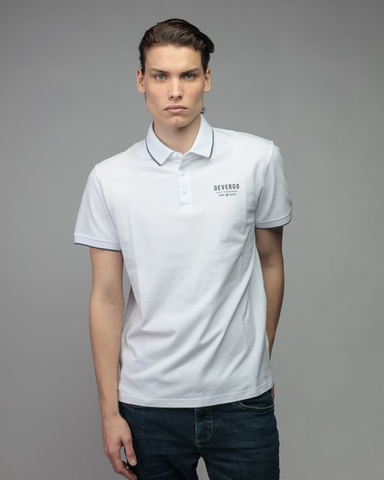 FEHÉR FÉRFI RÖVID UJJÚ PÓLÓ 1D26SS4075SS0105
