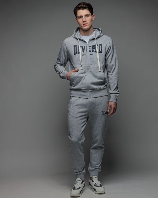 SZÜRKE FÉRFI CIPZÁRAS PULÓVER 1D26SS4084KA0705