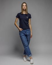 BLUE WOMEN'S SHORT SLEEVE T-SHIRT