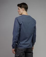 BLUE MEN'S LONG SLEEVE T-SHIRT