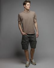 BROWN MEN'S SHORT SLEEVE T-SHIRT