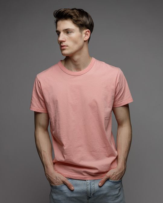 PINK MEN'S SHORT SLEEVE T-SHIRT 1D26SS4020SS0106