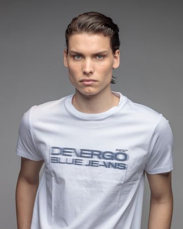 WHITE MEN'S SHORT SLEEVE T-SHIRT 1D26SS4027SS0105