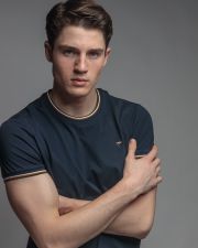 KÉK FÉRFI RÖVID UJJÚ PÓLÓ