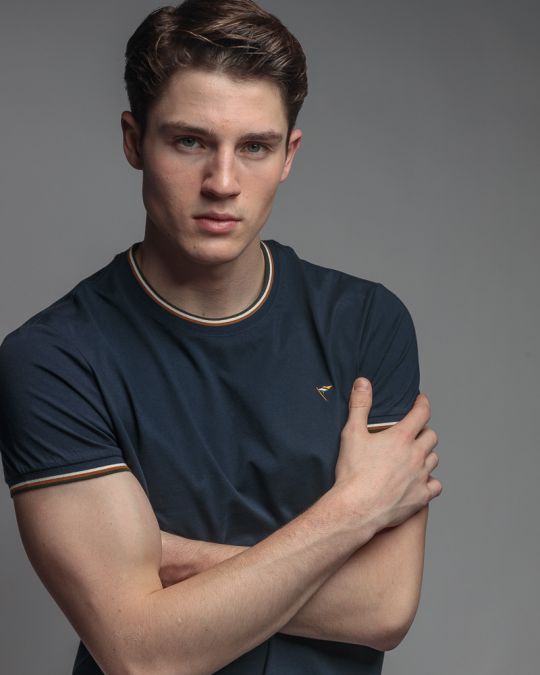 KÉK FÉRFI RÖVID UJJÚ PÓLÓ 1D26SS4036SS0105