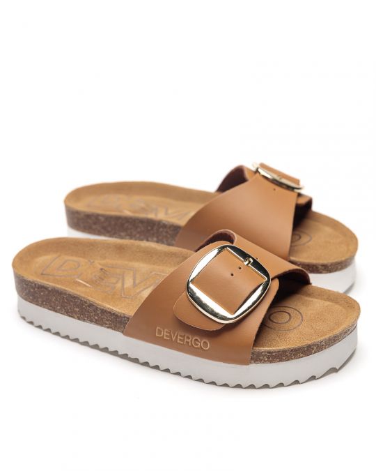 NŐI PAPUCS  - GAIA BUCKLE DE26SS2549BU PT