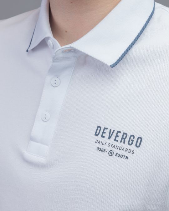 FEHÉR FÉRFI RÖVID UJJÚ PÓLÓ 1D26SS4075SS0105
