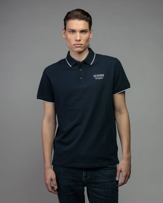 BLUE MEN'S SHORT SLEEVE T-SHIRT 1D26SS4075SS0105
