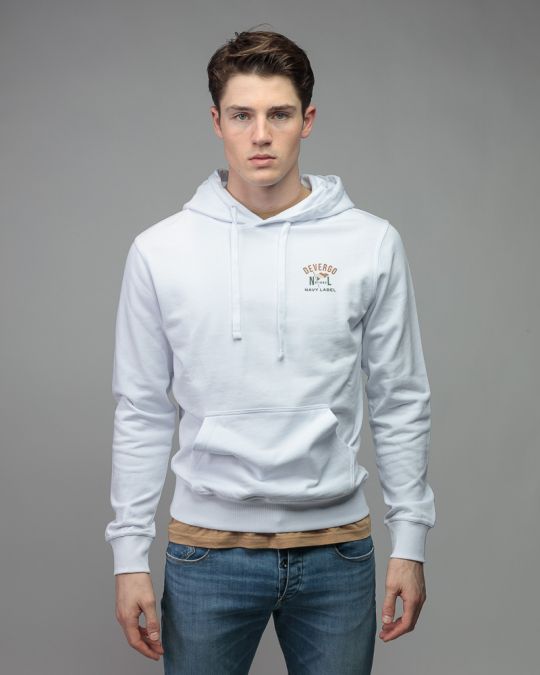 WHITE MEN'S SWEATSHIRT 1D26SS4089LS0705