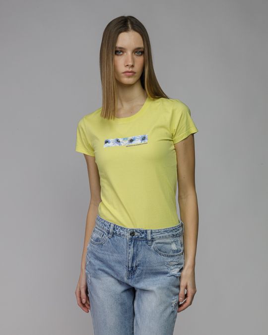 SÁRGA NŐI RÖVID UJJÚ PÓLÓ 2D26SS4541SS0105