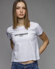 WHITE WOMEN'S SHORT SLEEVE T-SHIRT
