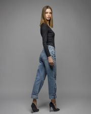 FEKETE NŐI HOSSZÚ UJJÚ PÓLÓ