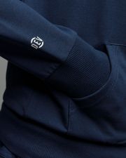 KÉK NŐI KAPUCNIS CIPZÁRAS PULÓVER