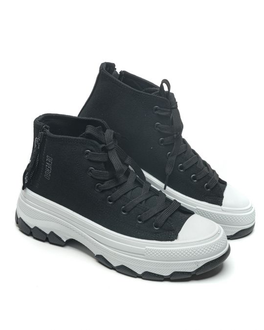 BLACK WOMEN'S SNEAKER  - ROBIN DE26SS3519CA KD