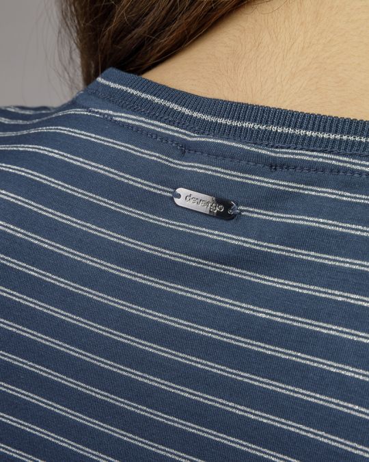 BLUE WOMEN'S SHORT SLEEVE T-SHIRT 2D26SS4543SS0105