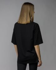 BLACK WOMEN'S SHORT SLEEVE T-SHIRT