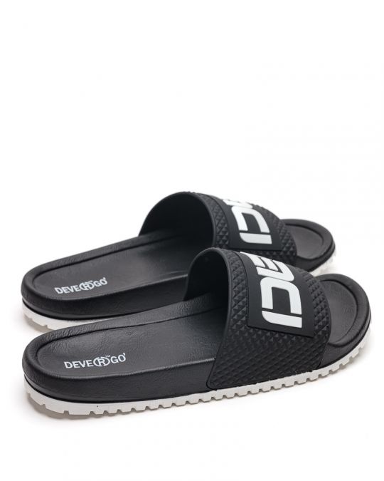 BLACK MEN'S SLIPPERS  - ALFIE DE26SS2008TP RE