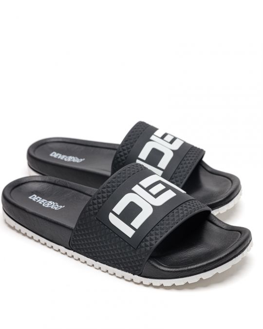 BLACK MEN'S SLIPPERS  - ALFIE DE26SS2008TP RE