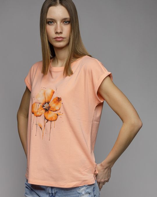 RÓZSASZÍN NŐI TOP 2D26SS4517SL0105