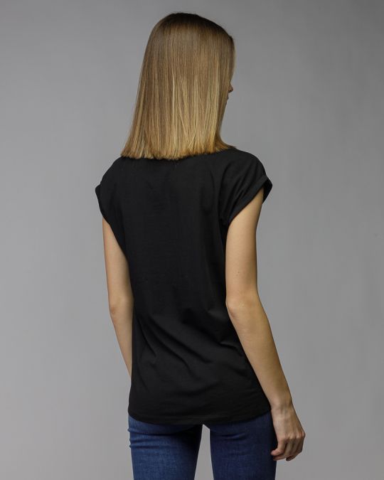 BLACK WOMEN'S TOP 2D26SS4519SL0105