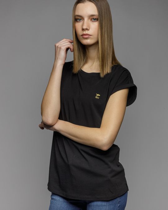 BLACK WOMEN'S TOP 2D26SS4519SL0105