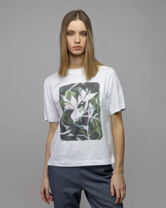 FEHÉR NŐI RÖVID UJJÚ PÓLÓ 2D26SS4527SS0105