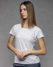 WHITE WOMEN'S SHORT SLEEVE T-SHIRT