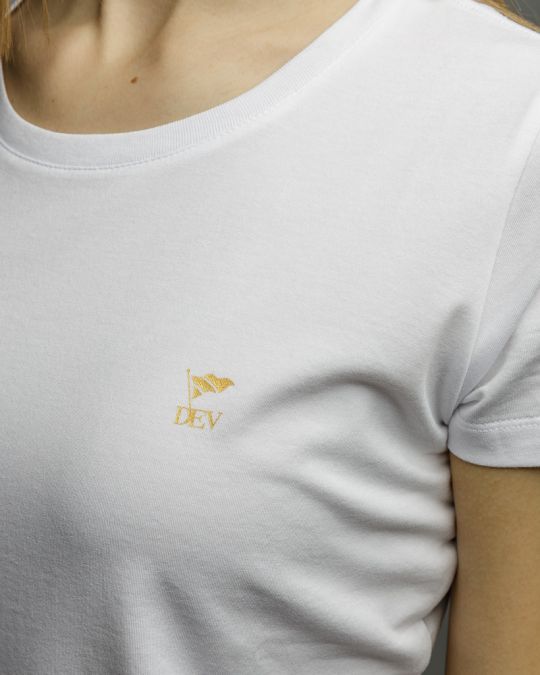 WHITE WOMEN'S SHORT SLEEVE T-SHIRT 2D26SS4547SS0105
