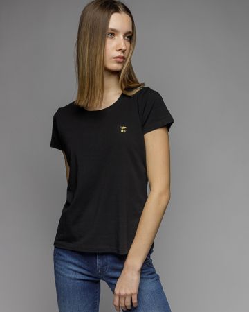 FEKETE NŐI RÖVID UJJÚ PÓLÓ 2D26SS4547SS0105