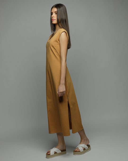 YELLOW WOMEN'S DRESS 2D26SS9592DR0705