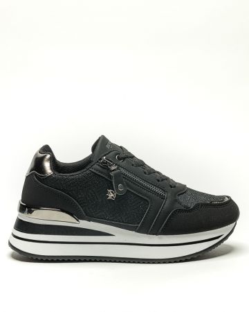 FEKETE NŐI SNEAKER  - PEARL DE26SS3520PU UL