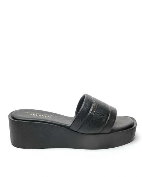 BLACK WOMEN'S SLIPPERS  - REGAN DE26SS2534PU SY