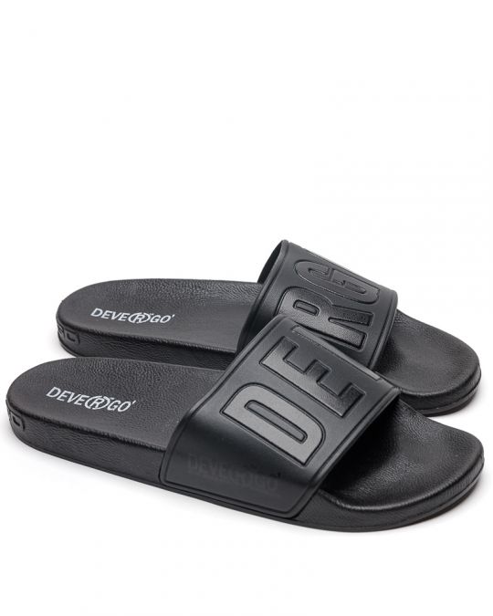 BLACK MEN'S SLIPPERS  - CARAVEL DE26SS2026PU SY