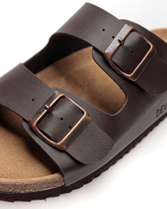 BROWN MEN'S SLIPPERS  - ALFRED DE26SS2005PU PT