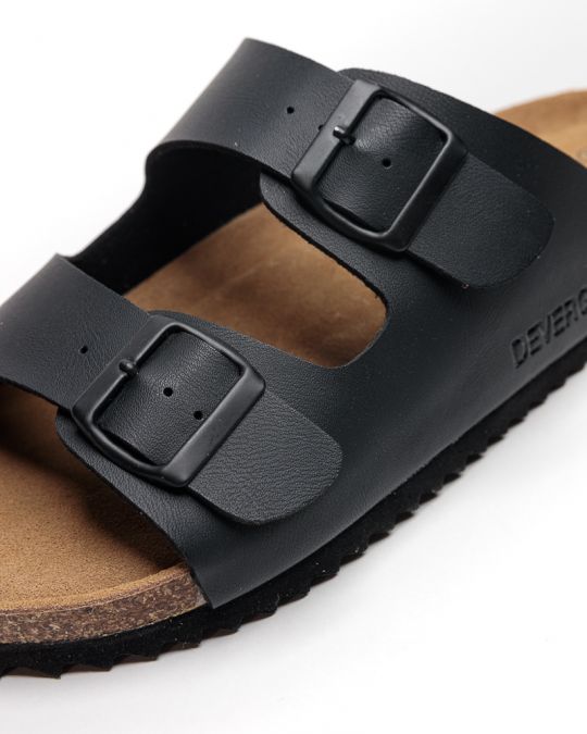 BLACK MEN'S SLIPPERS  - ALFRED DE26SS2005PU PT
