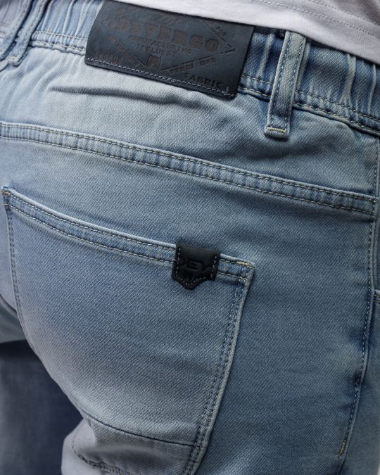 BLUE MEN'S JOGJEANS SHORTS 1D26SS1133MP7170