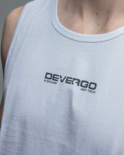 WHITE MEN'S SINGLET